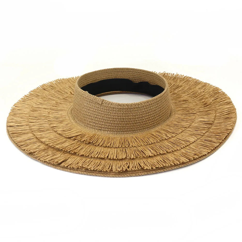 Visor Straw hat Open or Closed