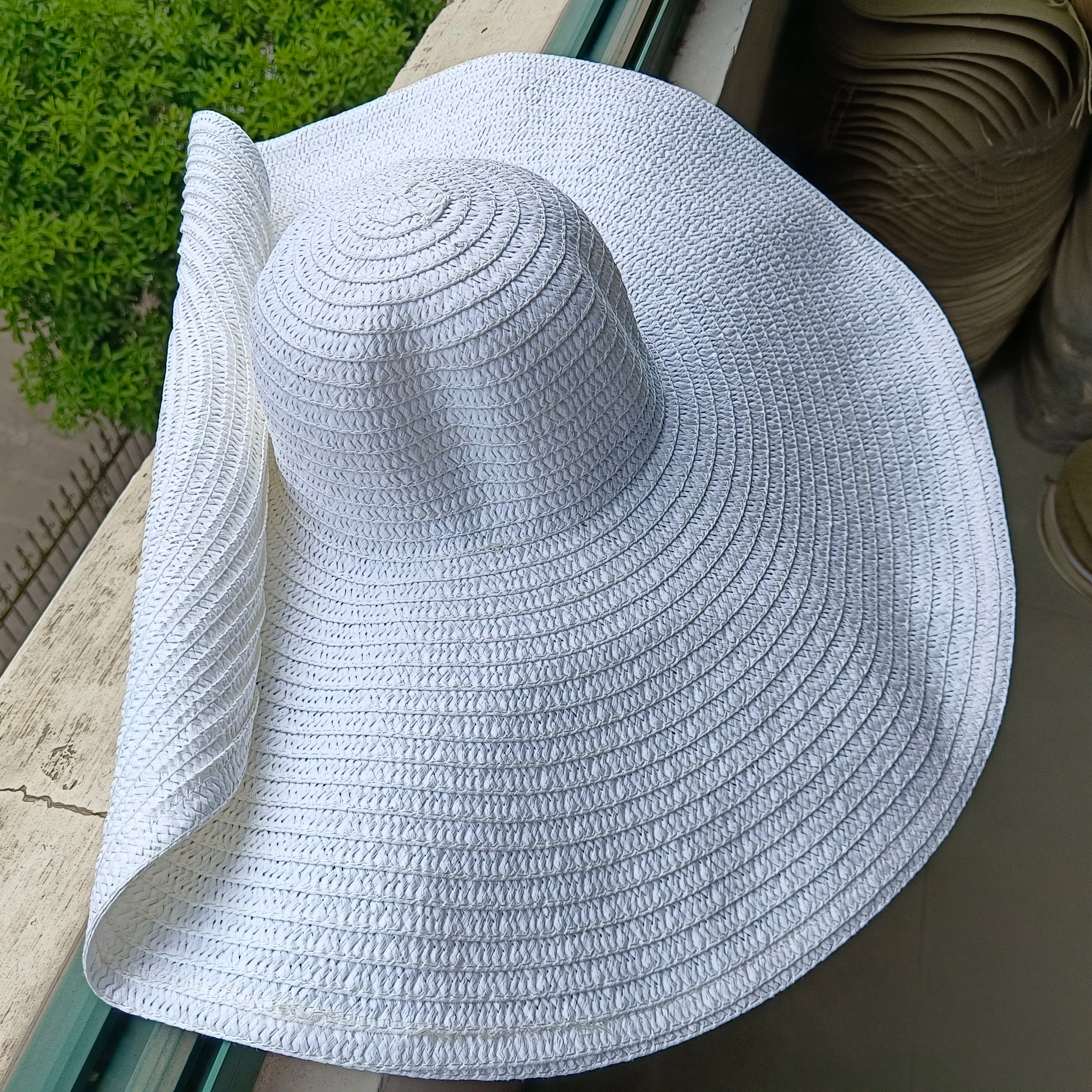 Visor Straw hat Open or Closed