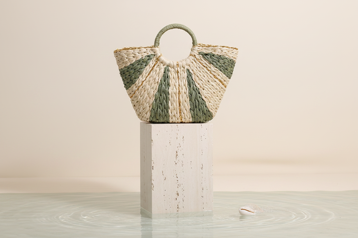 Côte Woven Basket Tote