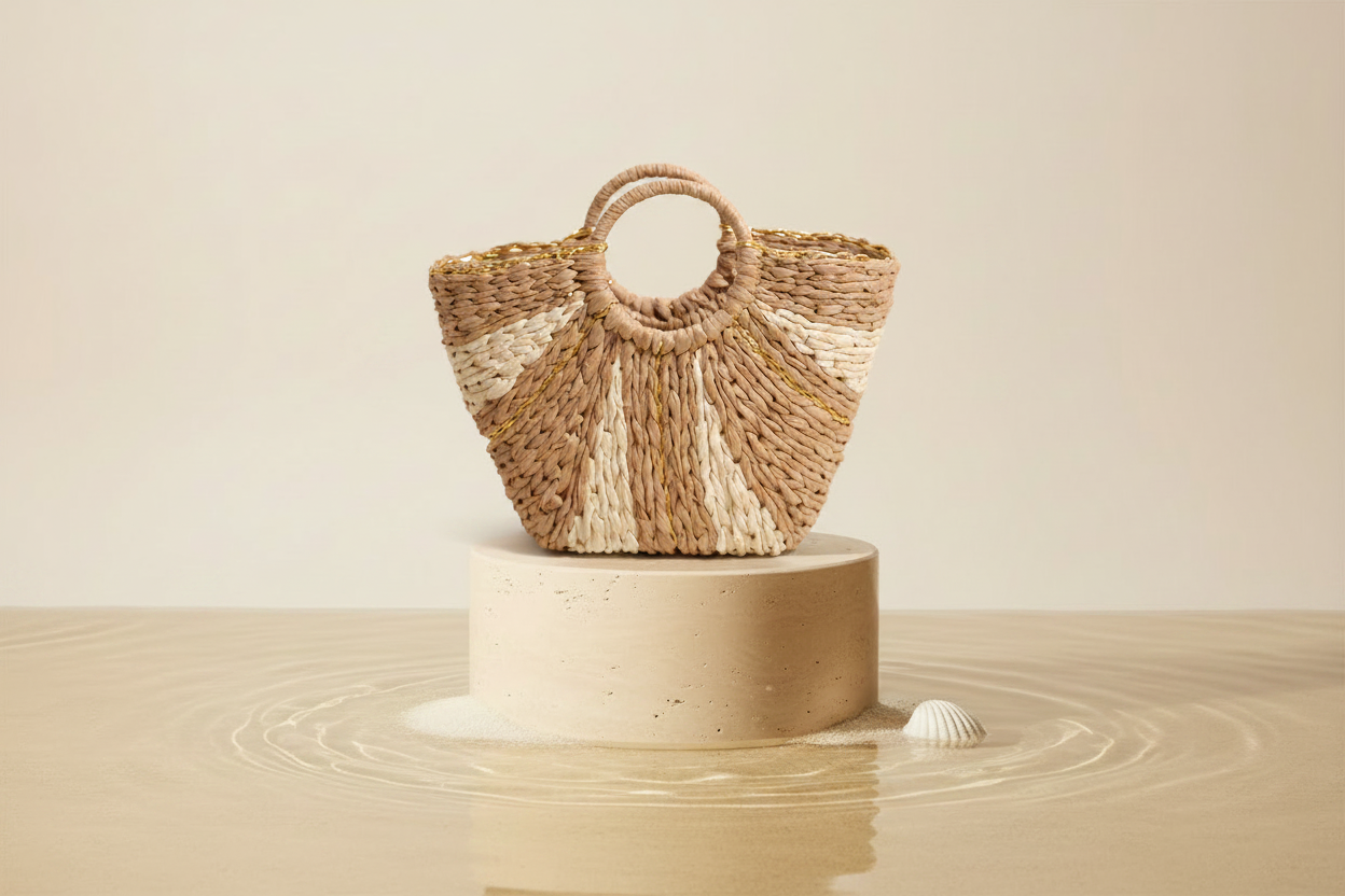 Côte Woven Basket Tote
